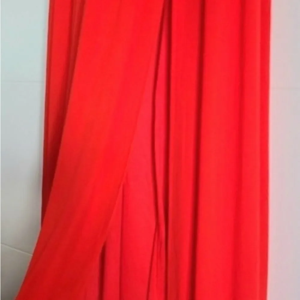 Love X Design Athen Plunging V-Neck Maxi Dress, Red, NWT - Picture 5 of 13